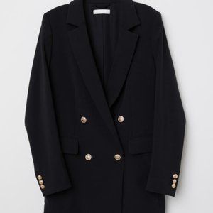 H&M Black Blazer with Gold buttons